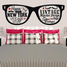 Adesivi adesivo vinile decorativo Hipster