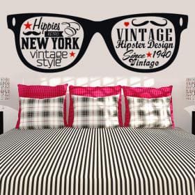 Adesivi adesivo vinile decorativo Hipster