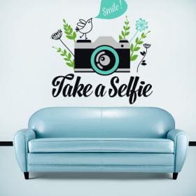 Adesivi in vinile decorativo prendono un Selfie