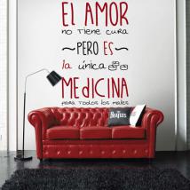 Medicina di vinile adesivo decorativo amore