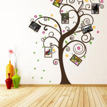Foto di famiglia albero di vinile decorativo