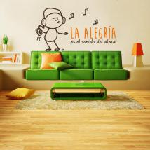 Pannelli luminescente dividendo fluowall Alegria frasi