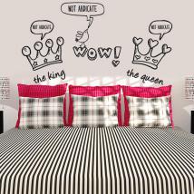 Testiere vinile decorativo letti The Kings