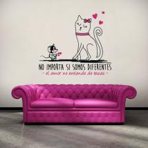 Amore frase vinile decorativo non capisce gare