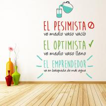 Motivazione frase vinile decorativo