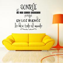 Sorrisi di vinile decorativo nei tempi cattivi