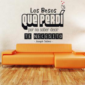 Vinile decorativo che mancati baci