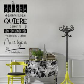 Vinile decorativo con valori quali ricerca di tè
