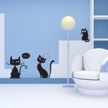Pannelli luminescente dividendo fluowall gatti Meow