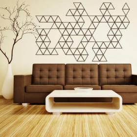 Triangoli di vinile decorativo decorazione