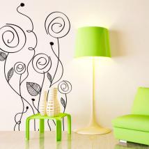 Murale in vinile fiori
