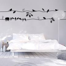 Uccelli di vinile con stile
