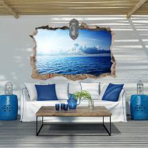 Vinile 3D sole e mare