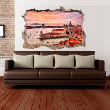 Vinile 3D parete-rotta Venezia