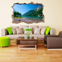 Vinile 3D lago e montagne