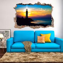 Vinyl tramonto al faro 3D