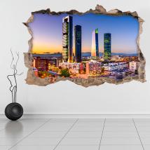 In vinile 3D cuore finanziario di Madrid