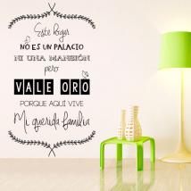 Vinile decorativo frasi questa casa