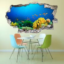 Vita marina di vinile parete 3D