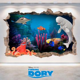 Foro di Disney trovare Dory del vinile della parete 3D