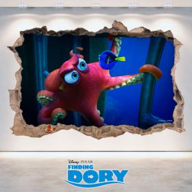 Vinile 3D Disney alla ricerca di parete del foro di Dory