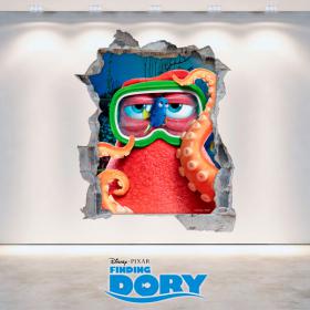 Parete del foro Disney vinile cercando A Dory 3D