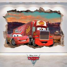 Adesivo 3D Disney Cars 2 Italian 4781