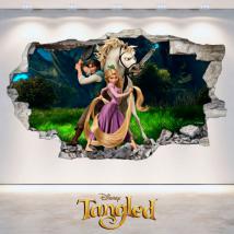 Adesivi Disney tangled Tangled 3D Italian 4831