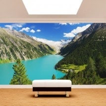 Fotomurali Lago Zillertal Austria