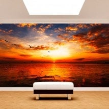 Fotomural sera sole mare