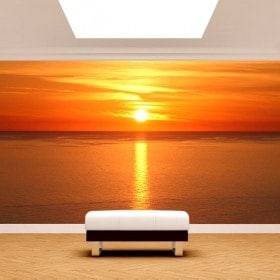 Fotomural attuazione del sole nel mare
