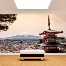 Pagoda di Fotomural Monte Fuji