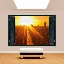 Windows 3D Parigi al tramonto