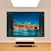 New York City finestra 3D Italian 5100