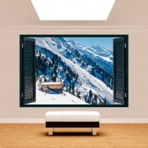 Montagne innevate 3D di Windows