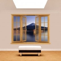 3dwindow Monte Fuji Lago Kawaguchi