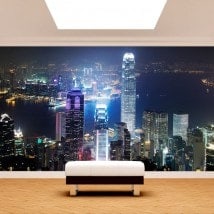 Fotomural Hong Kong città