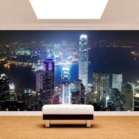 Fotomural Hong Kong citt&agrave;