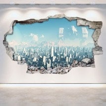 Vinili muro rotto Sci-Fi 3D Scifi