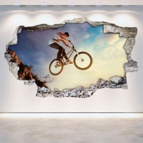 Vinile foro parete 3D BMX