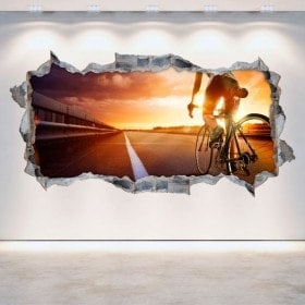 Parete del foro di vinile ciclismo 3D