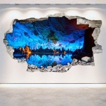 Grotte e vinile foro parete 3D