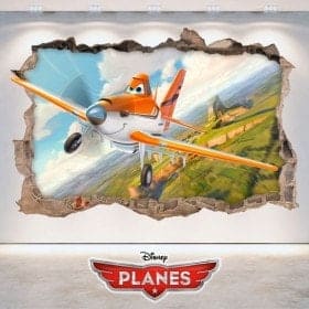 Vinile per bambini Dusty aerei 3D