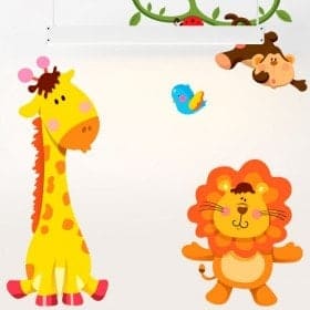 In vinile per bambini Kit animali Zoo