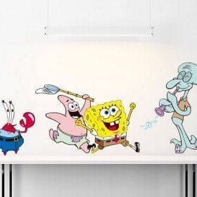 Adesivi in vinile per bambini SpongeBob SquarePants Kit