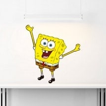 Adesivi in vinile Sponge Bob Italian 5488