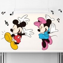 In vinile per bambini Topolino e Minnie