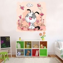 Cane in vinile per bambini e natura