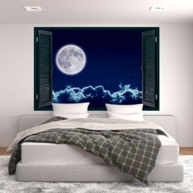 Finestre in vinile 3D full moon