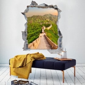Vinile 3D grande muraglia della Cina